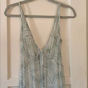 For love and lemons palm leaf maxi dress S